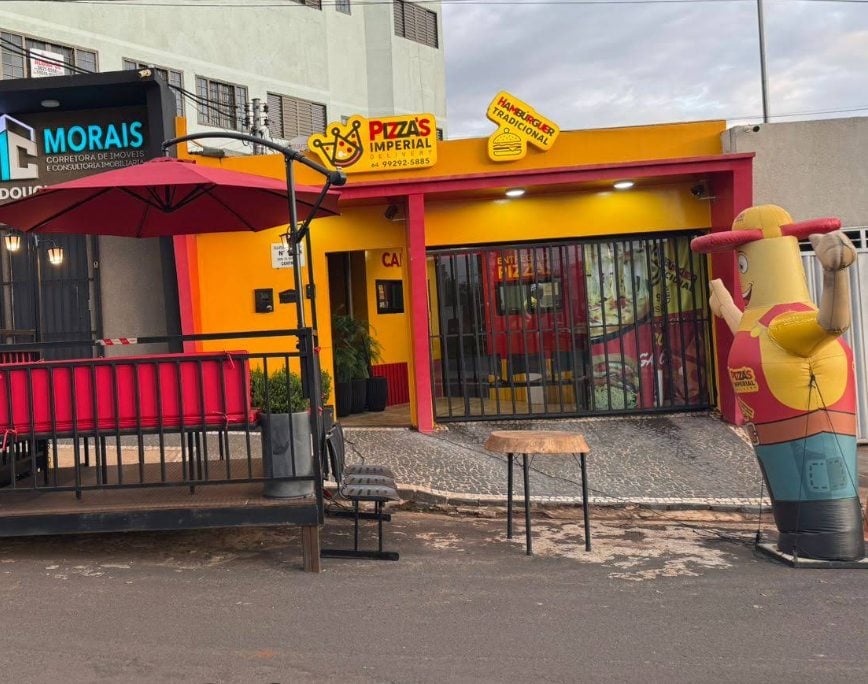 Fachada da Pizza's Imperial em Rio Verde